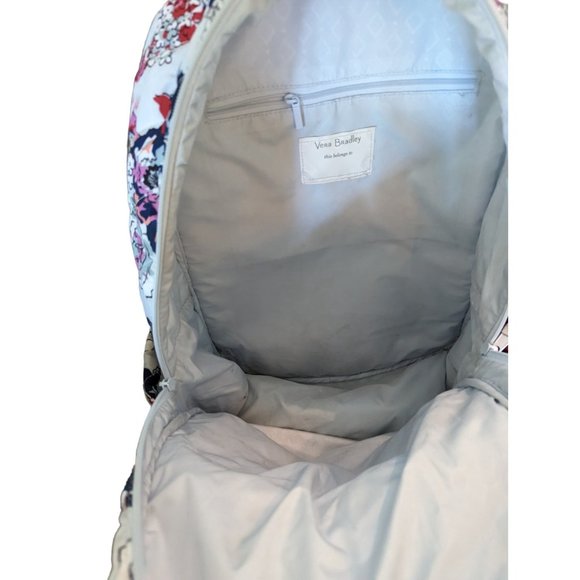 Vera Bradley Ultralight Exuberant Nylon Water Resistant Floral Backpack Pink main image 9